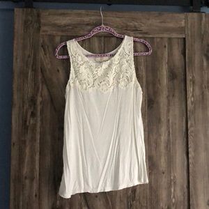 LOFT Tank with Lace